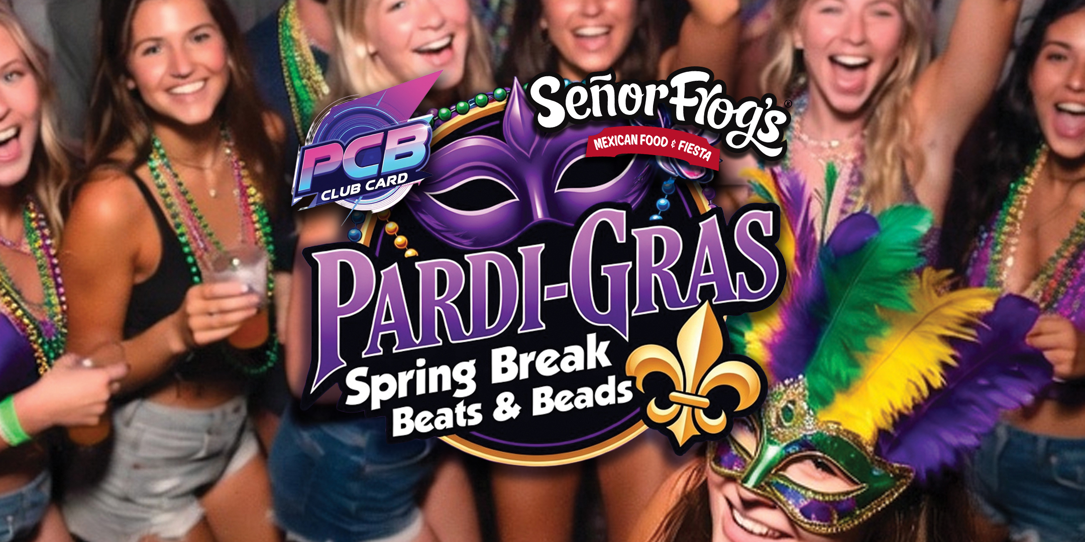Pardi Gras at Señor Frog's