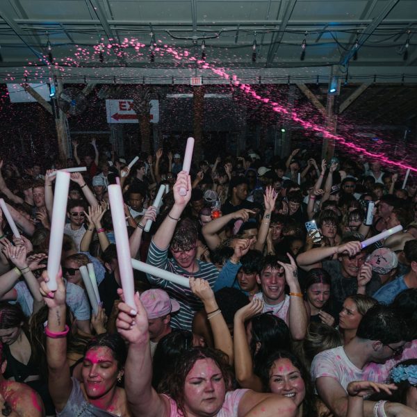 Glow sticks and pink spray, PCB Spring Break 2026