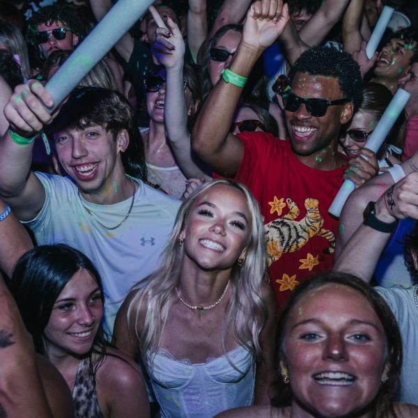 Crowd smiling, PCB Spring Break 2026